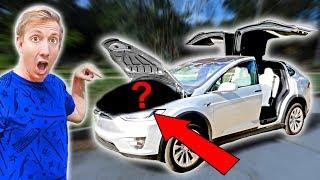 FOUND $10,000 MYSTERY BOX IN ABANDONED TESLA (Treasure Hunt Adventure Challenge)