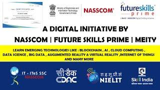 NASSCOM - Future Skills Prime Free Courses | NASSCOM Free Certificate on Artificial Intelligence