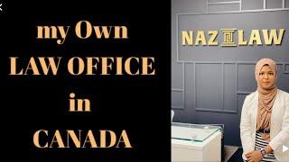 Launching my LAW OFFICE in Canada  Dual Lawyer of India and Canada