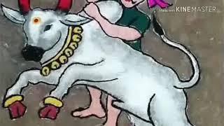 ஜல்லிக்கட்டு கோலம்/ கோலம் /Jallikattu kolam/kolam