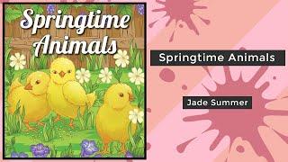 Springtime Animals - Jade Summer || Coloring Book Flip