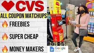 CVS Freebies MM & Cheap Deals 2/28~ALL CVS Coupon Matchups 2/28~CVS Week of 2/28~HUGE GIVEAWAY!