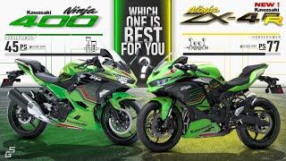 New Kawasaki Ninja ZX-4RR vs Ninja 400 ┃What's the Differences and which one is best for you?