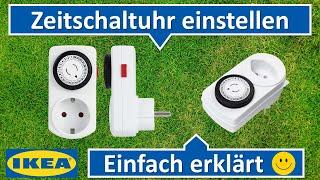 Zeitschaltuhr einstellen (IKEA)