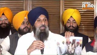 AMRITSAR (PUNJAB): BIKRAM SINGH MAJITHIA (SHIROMANI AKALI DAL) PRESS CONFERENCE