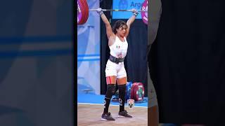 Janeth Gómez (59kg ) 121kg / 267lbs C&J ! #cleanandjerk #weightlifting #slowmotion