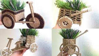 МНОГО ШИКАРНЫХ идей из ДЖУТА своими руками / 4 Jute Craft ideas