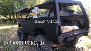 Nissan patrol покрашен в раптор , Покраска авто Киев.