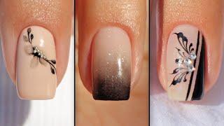 5 Black Nail Art Designs 2023  Best Black Nail Art Compilation  Идеи Дизайна Ногтей