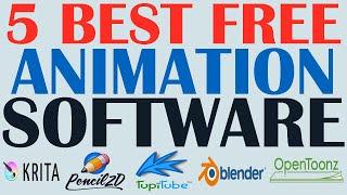 5 BEST FREE Animation Software.