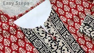 For Beginners Very Easy Kurti Front Neck Design /Cutting and Stitching