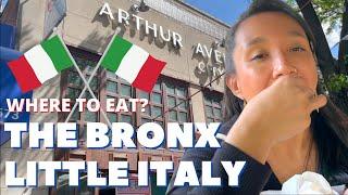 WHERE TO EAT ON ARTHUR AVE | The Bronx Little Italy Food Tour | NYC Food Vlog