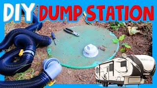 DIY RV DUMP STATION How to dump your RV tanks into your home Septic System