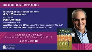 Book Launch: "Adam Unrehearsed"