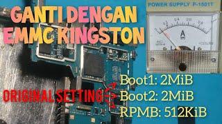 Change eMMC Samsung J100H Using Kingston Solved