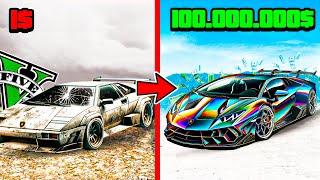 LAMBORGHINI de 1$ vs 100.000.000$ en GTA 5!