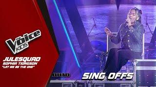 The Voice Kids: Sophia Tiongson's HEARTBREAKING performance of 'Let Me Be The One'! | Sing Offs