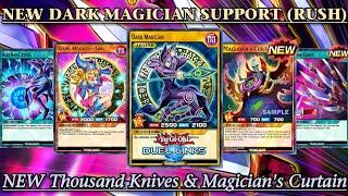 NEW DARK MAGICIAN SUPPORT  Thousand Knives & Magician's Curtain (RUSH) [Yu-Gi-Oh! Duel Links]