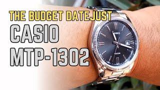 Casio MTP-1302 Black Dial Review - The Budget Datejust