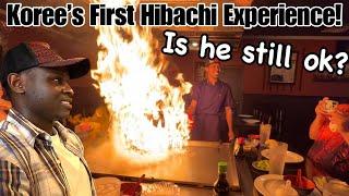 Koree’s First Hibachi Experience! | Is He Still Ok? | Japanese | Entertainment | The Bichanga Family
