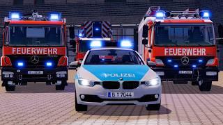 Emergency Call 112 - German Police Patrol on Duty! 4K