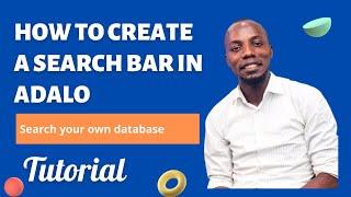 How to create  a searchbar in your Adalo App part 1