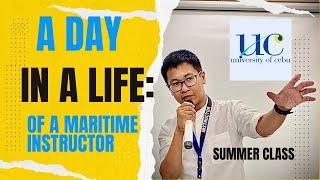 A day in a life of a Maritime Instructor at UCLM: Summer Class Only