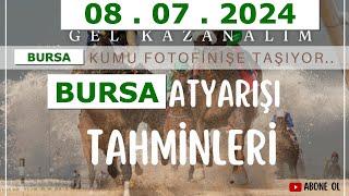 08 Temmuz 2024 Pazartesi Bursa At Yarışı Tahminleri At Yarışı Yorumlar-youtube-tjk-canlı bahis