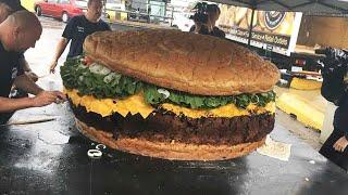 The biggest burger in the world