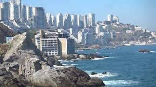 Concón, Valparaíso region, Chile. Ocean waves. Relax. - Part 1.