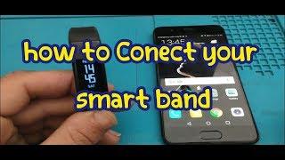 How to connect smart bracelet to android and ios phone | very easy 