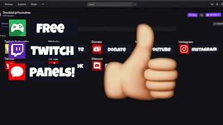 How To Make Free Twitch Panels