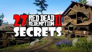 27 SECRETS That Are Very Hard To Find in Red Dead Redemption 2