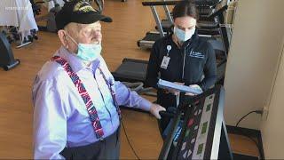 101-year-old Spokane WWII veteran inspires cardiac rehab patients