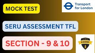 Section 9&10 -  - Mock test - SERU ASSESSMENT TFL #Seruassessmenttfl, #tfl, #phv, #seru