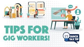 Quick Tax Tip: Tips for Gig Workers