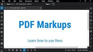 Bluebeam Revu: PDF Markups