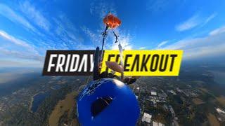 Friday Freakout: Double Malfunction, Skydiver's Main Parachute Entangles With Reserve Parachute!