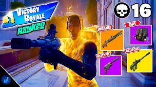 16 ELIMINATION SOLO ZERO BUILD RANKED WIN! (Fortnite C5S4)