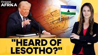 Trump Jokes 'Nobody Has Heard Of' Lesotho During US Congress Speech | Firstpost Africa | N18G