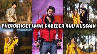 A Day With Hussain Tareen & Rabeeca | Photoshoot | @RabeecaKhan  | @hussain.tareen