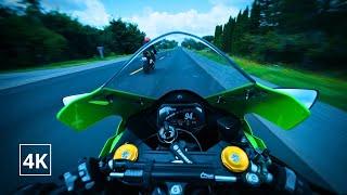 "FIRST RIDE" | 2024 NINJA ZX10R | 40th ANNIVERSARY | STOCK ENGINE SOUND | H2N | POV