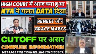 Hearing Result Todays Indour HC on Neet 2025 Grace Marks or Reneet 2025lNeet Cutoff 2025 Rank Marks