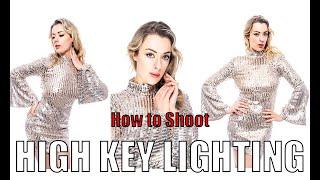 How to:  High Key Lighting using a White Backdrop (4k)