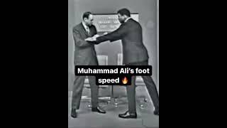 Respect  🫡  Mohammad Ali’s foot speed 