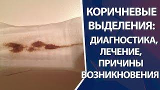 Коричневые выделения: диагностика, причины, лечения