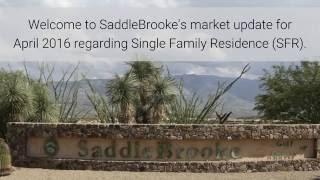 SaddleBrooke AZ Market Update APRIL 2016