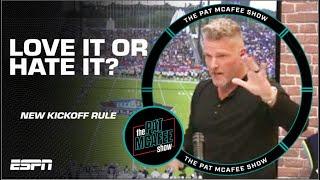 Pat McAfee’s FIRST LOOK at the NEW NFL kickoff  | The Pat McAfee Show