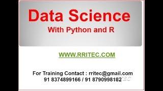 Data Science Best Training videos || Artificial Intelligence Demo ||  By RR ITEC