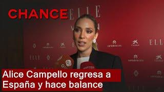 Alice Campello regresa a España y hace balance tras su reconciliación con Álvaro Morata